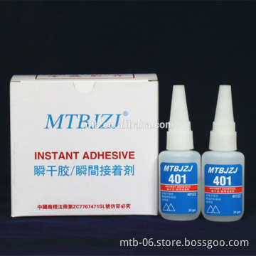 401 Quickly Dry Plastic Bottle Super Liquid Glue Gel
